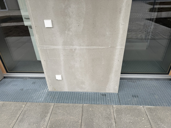 WDVS Holzfassade Rinne ACO Ino 606 KR  6 