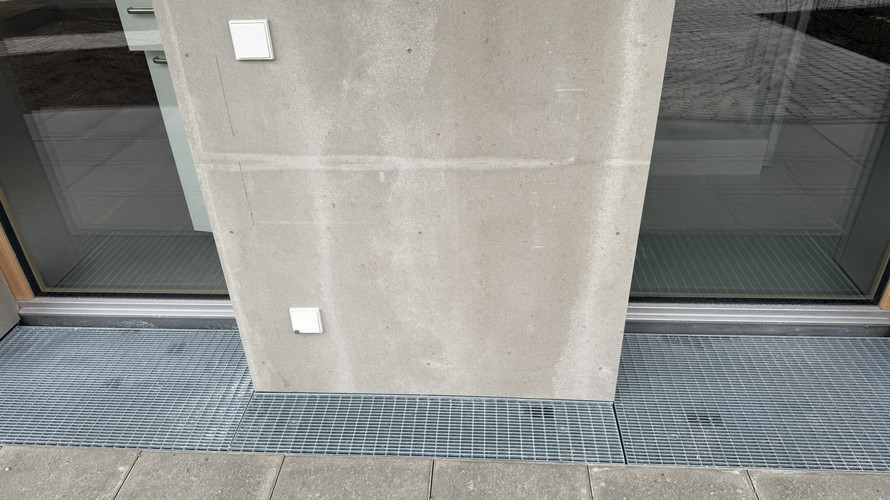 WDVS Holzfassade Rinne ACO Ino 606 KR  6 