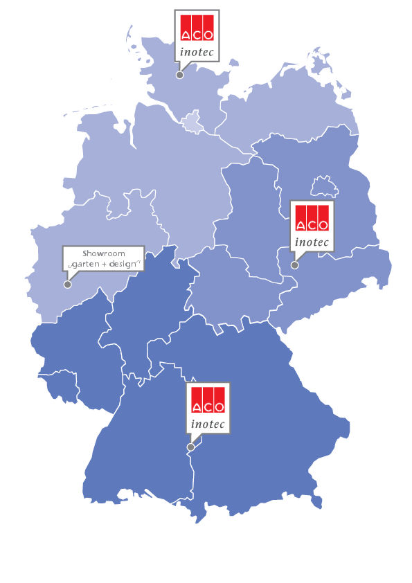 Inotec Deutschlandkarte
