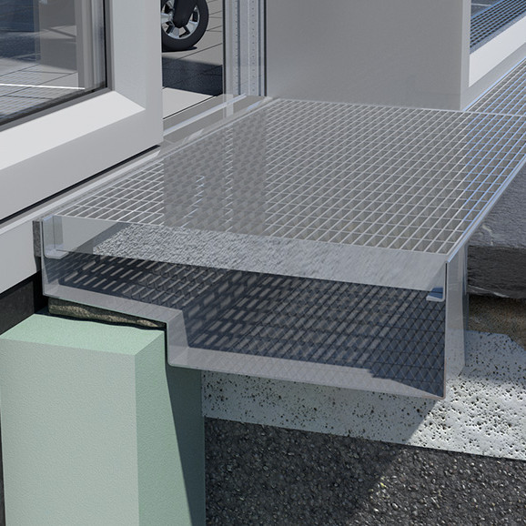 Kastenrinnen für Terrassen und Balkone