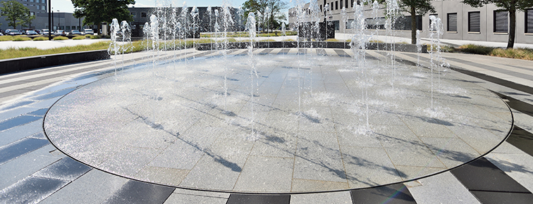 Radiale Brunnenentwässerung in Leica